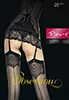 Vesper seamed Stockings Black