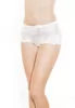 White lace high waisted panties