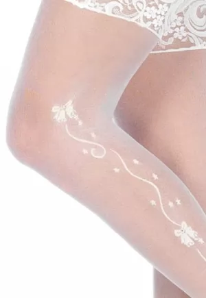 White Star and ribbon Stockings