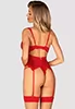 Amor Cherris red Basque and thong