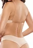 Beige backless invisible bra