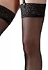 Black lace garter Stockings