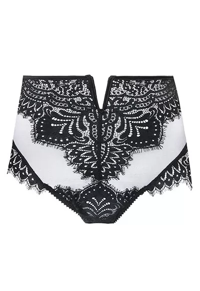 Black Swan black high waisted Brazilian Brief