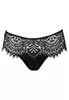 Black Swan black lace Thong