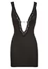 Bodycon Plunging Neck Mini Dress