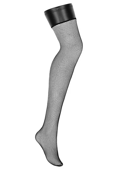 Darkessia wetlook fishnet stockings