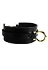 Elf Zhou Omega wrap choker Black Leather