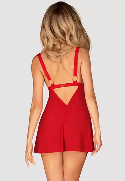 Elianes red Babydoll and Thong