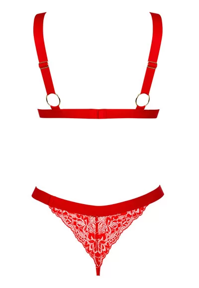 Elianes red Bra and Thong