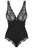 High cut lace bodysuit