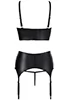 Kinky Open bralette lingerie 3 pieces