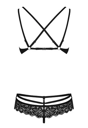 Lace Bra set 2 pcs Black 860