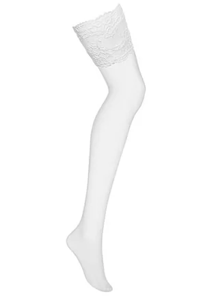 Lace Top Stockings White 810