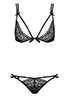 Lingerie lace set 2 pcs Intensa Black