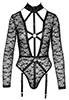 Low cut harness lace Bodysuit