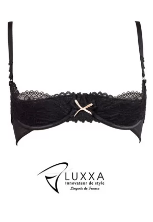 Luxury Reglisse half cup Bra