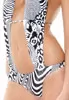 Luxury monokini graphic swimsuit