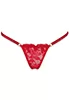Elixir red Thong with veils