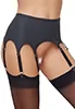 Matte look Suspender Belt