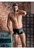 Mens wet look brief with lace up