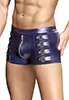 Metallic blue boxer shorts for men