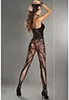 Modern patterns black tights Bodystockings