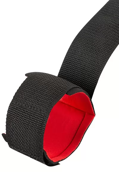 Neck and ankle bondage