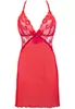 Pink babydoll lace neckline