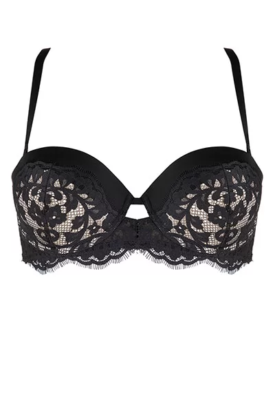 Rivoli black Balconette Bra