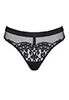 Rivoli black Thong