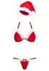 Sexy Christmas lingerie set and hat Santastic