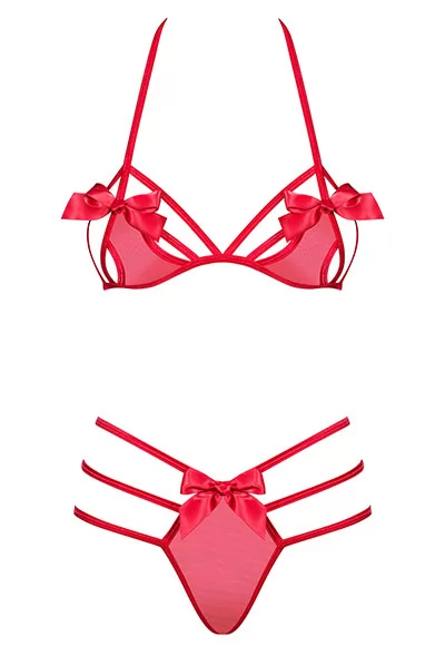 Sexy Lingerie set 2 pcs Giftella Red