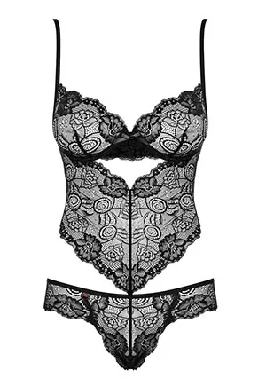 Teddy lace Alluria Black