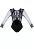 Valse black Long Sleeves Bodysuit