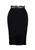 Valse black Pencil Skirt