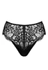 Valse black Thong