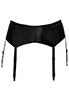 Vinyl garter belt with 6 straps