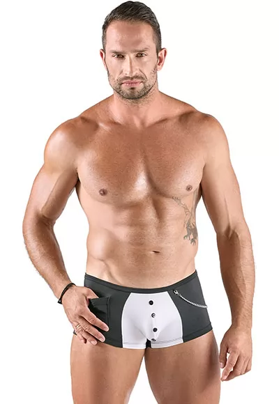 Waiter style boxer shorts for men