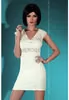 White lace chemise with small sleeves