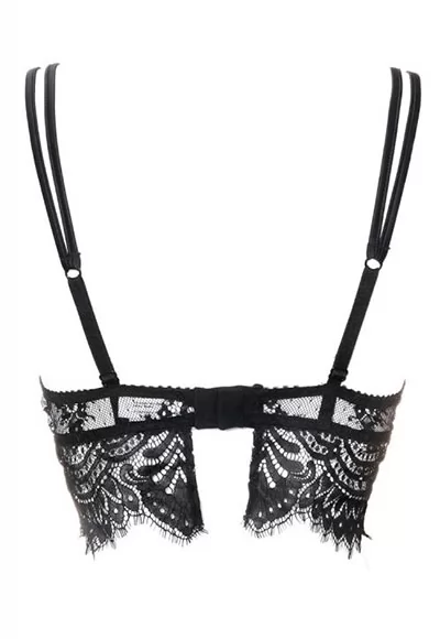 Black Swan black Bustier Bra