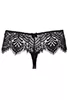 Black Swan black lace Thong