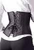 Black waist underbust corset