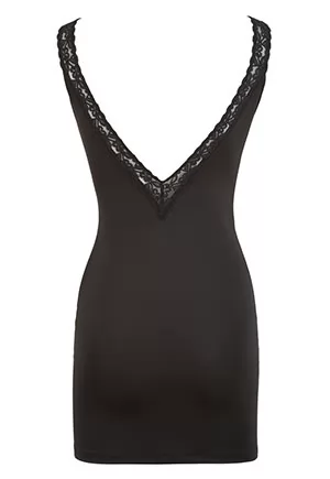 Bodycon Plunging Neck Mini Dress