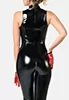 Angelica vinyl sleeveless Catsuit