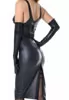 Holly wetlook corset dress