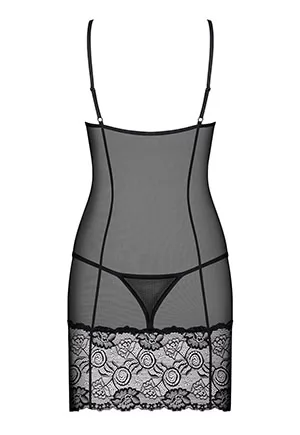 Chemise Lace Alluria Black