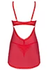 Chilisa red Babydoll and thong