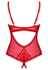 Chilisa red crotchless Bodysuit
