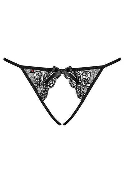 Crotchless Panty Miamor Black