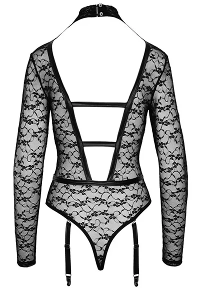 Low cut harness lace Bodysuit